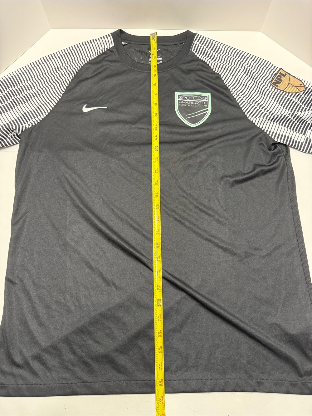 Nike NPLeagues charlotte Football club Men’s Black Soccer Jersey - Picture 9 of 16